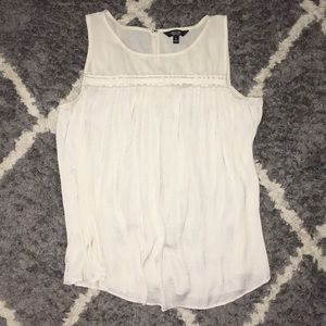 Vera Wang Off-White Tank - Medium